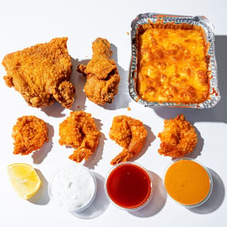 4 Shrimp 2 Chicken & 1 Side