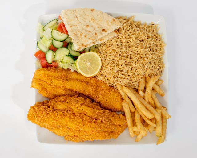 2 Fried Catfish.