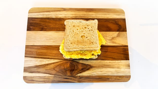 Eggs & Cheese Sandwich.