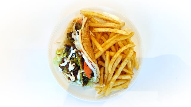 Falafel Gyro & 1 Side.