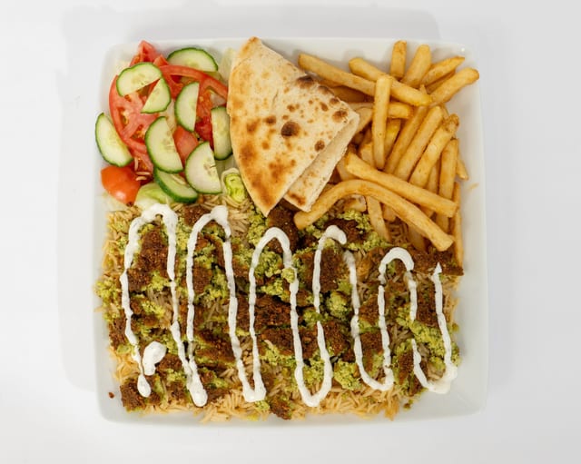 Grilled Falafel.