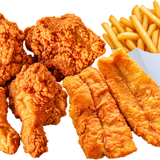 8 Fish 8 Chicken & 3 Sides 