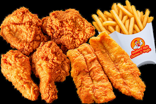 2 Fish 2 Chicken & 1 Side.