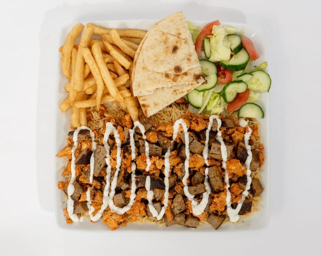 Grilled Chicken & Lamb Mix.