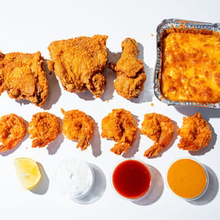 15 Shrimp 8 Chicken & 3 Sides