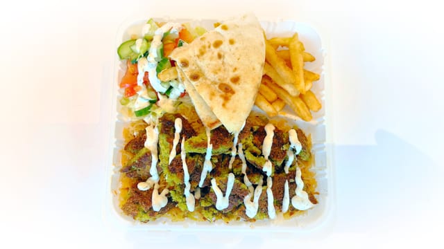 Grilled Falafel.