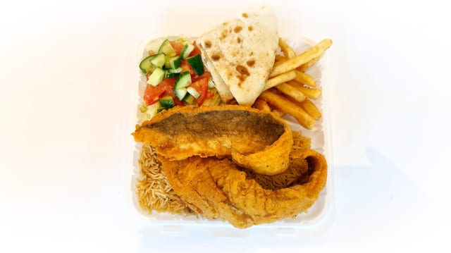 2 Fried Whiting Fish.