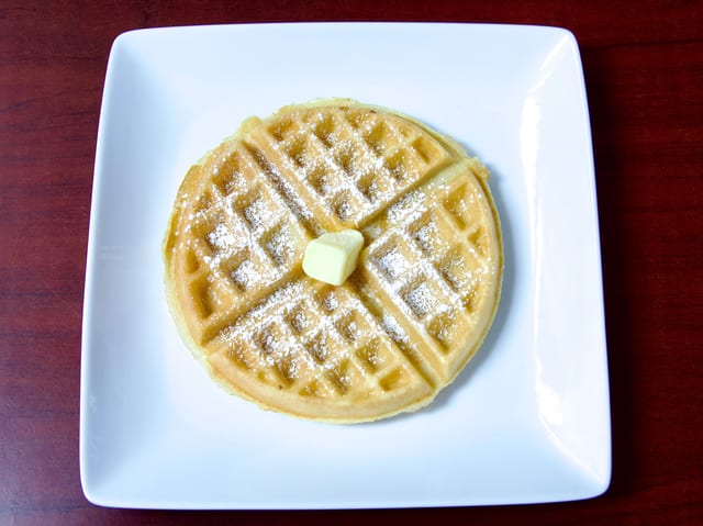 Belgian Waffle Only.