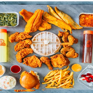 5 Pieces Chicken & 5 Pieces Catfish with 2 Sides