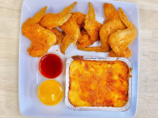 20 Wings & 4 Sides.