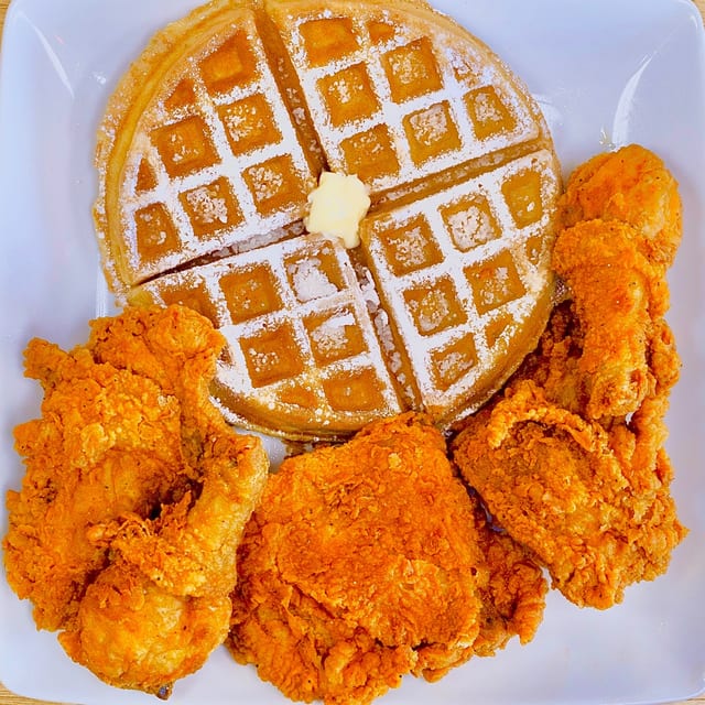 15 Dark Meat & 3 Waffles.
