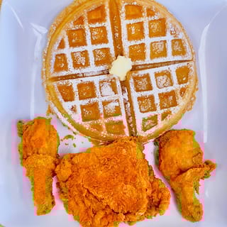 3 Dark Meat & Waffle