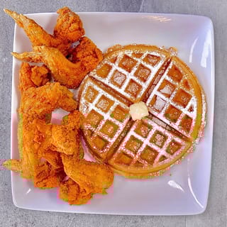 9 Wings & 2 Waffles