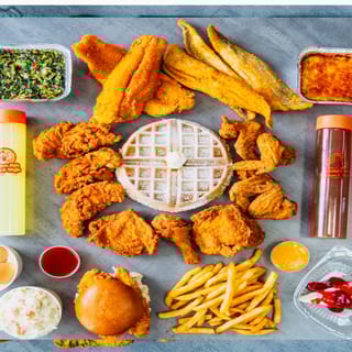 5 Pieces Chicken & 5 Pieces Whiting with 2 Sides