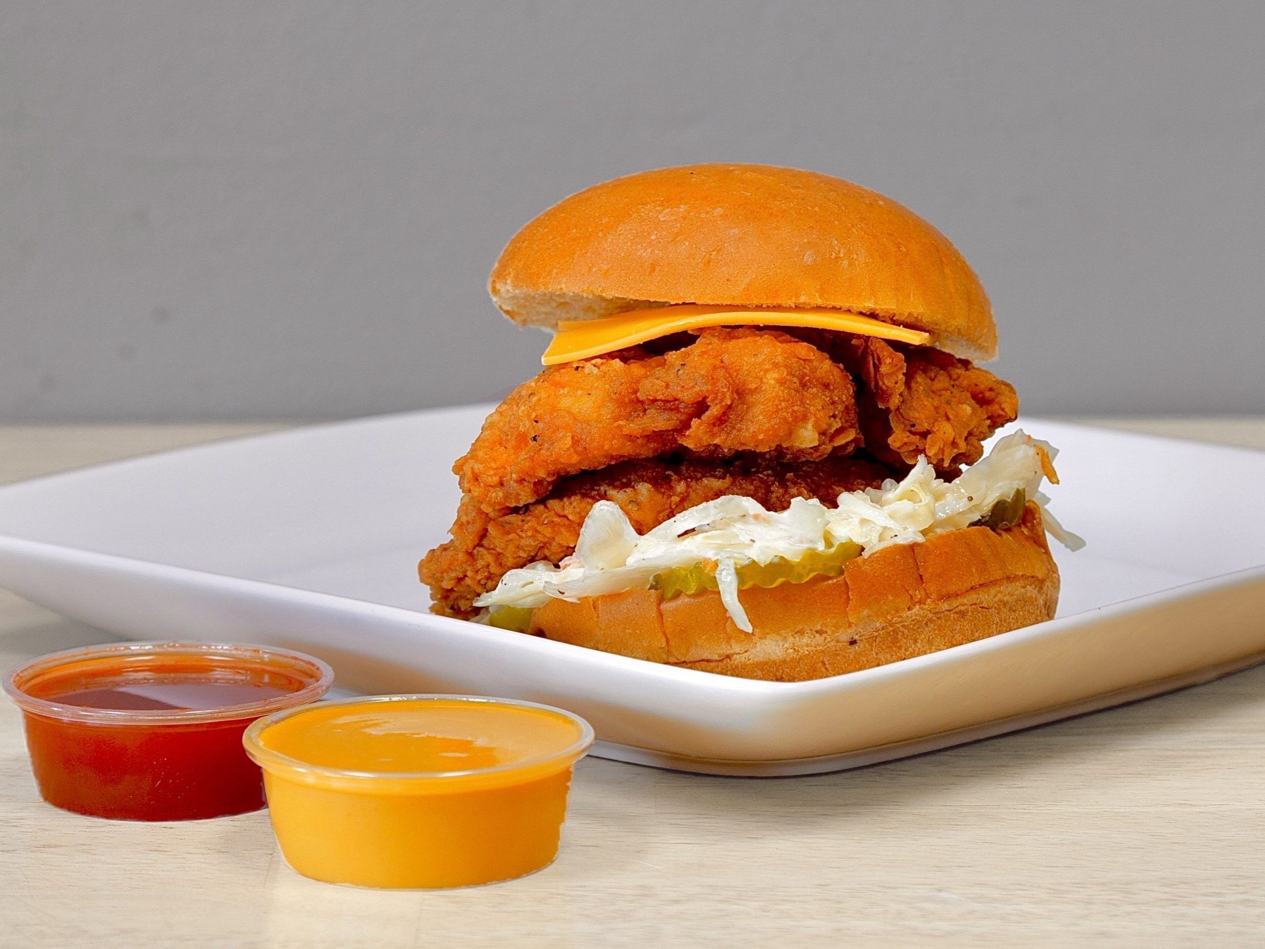 Nashville Hot Chicken Sandwich & 1 Side.