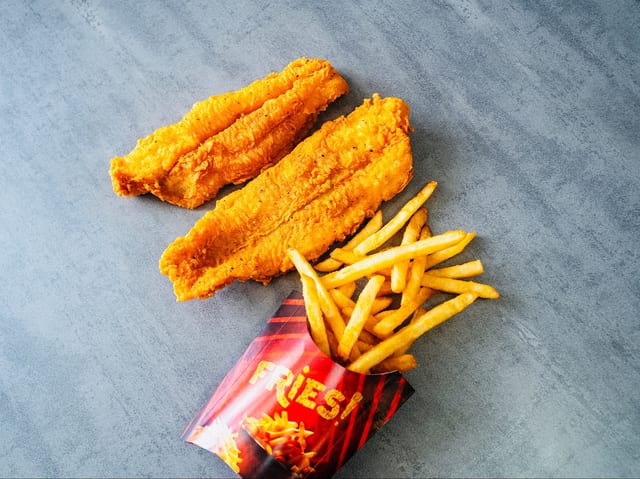 3 Catfish & 1 Side.