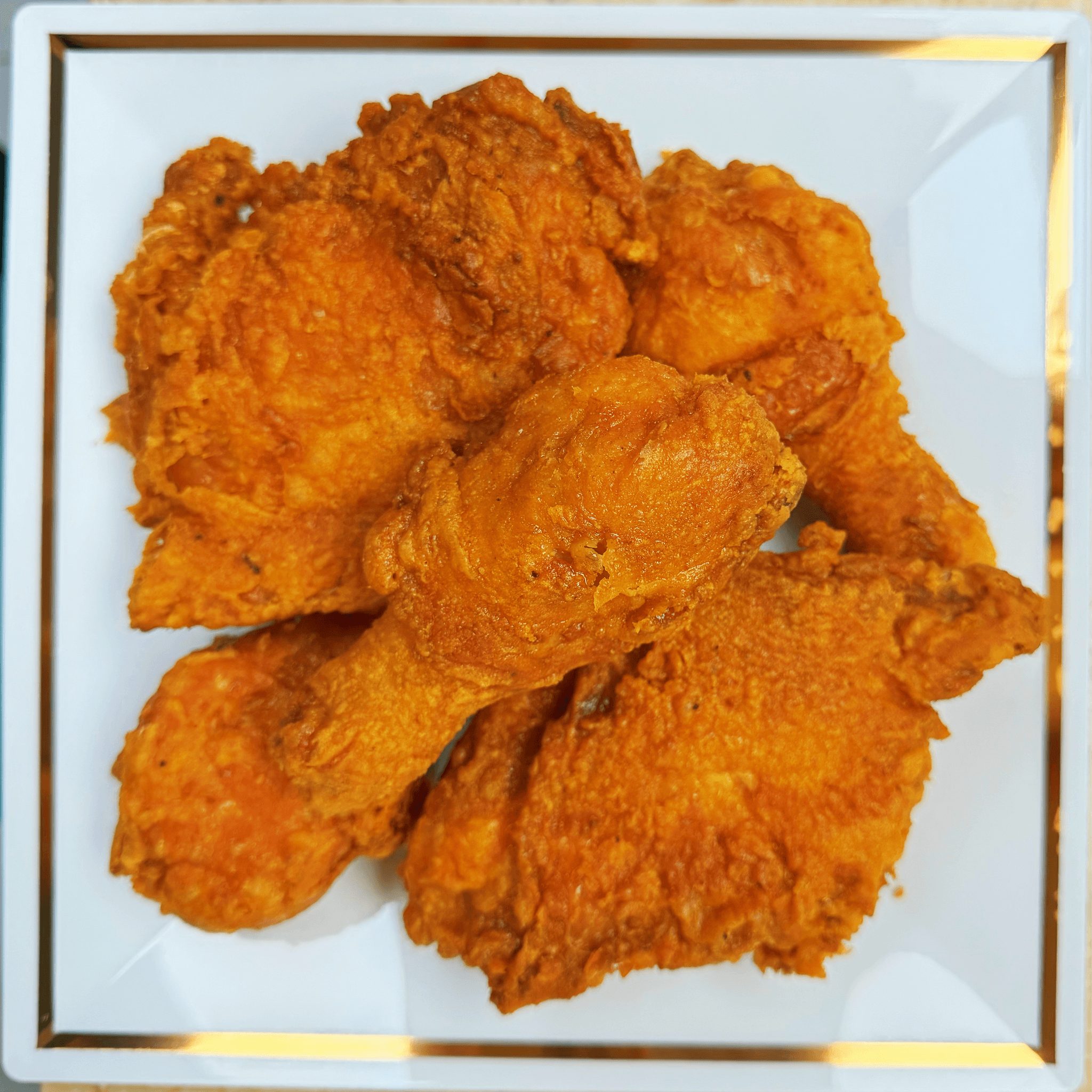 9 Dark Meat & 2 Sides.
