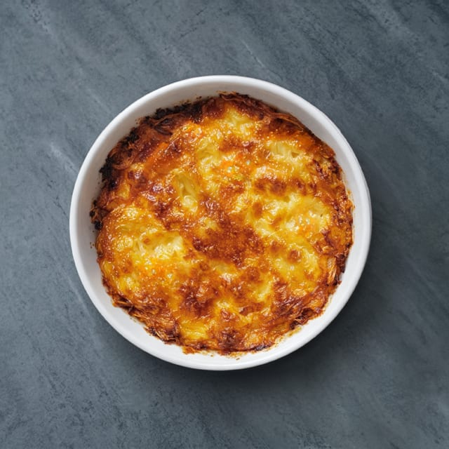 Homemade Baked Mac & Cheese.