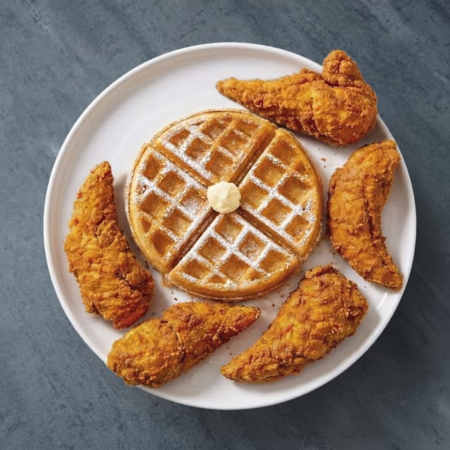 5 Tenders & 1 Waffle.