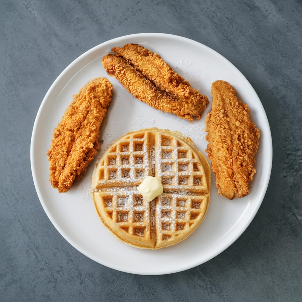 3 Catfish & 1 Waffle.