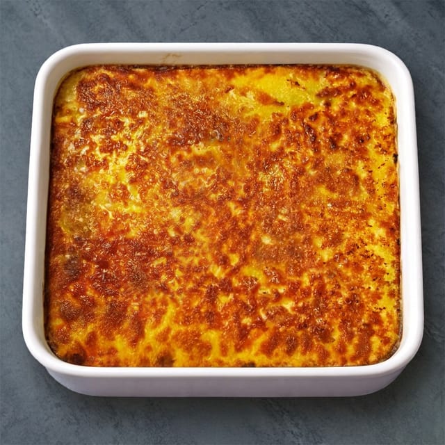 Large Full Tray Homemade Baked Mac & Cheese.