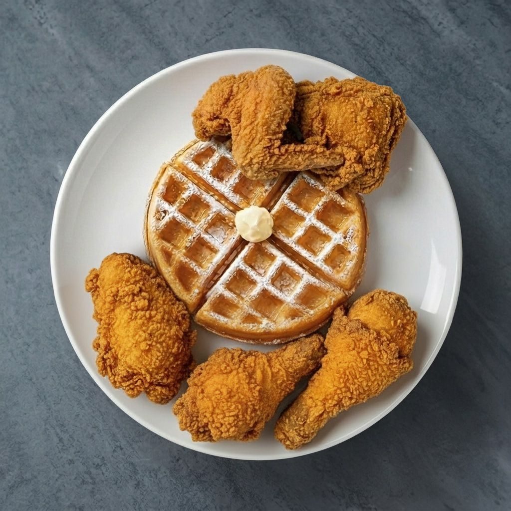 5 Dark Meat & Waffle.
