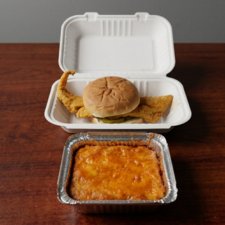 Whiting Fish Sandwich & Side  (Bun)
