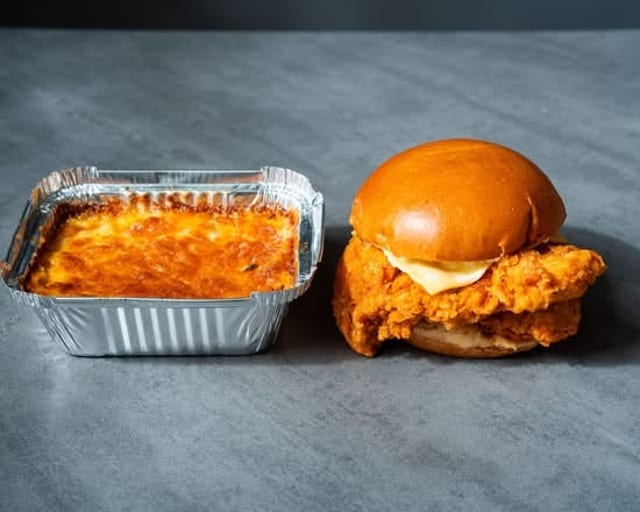 Whiting Fish Sandwich (Bun) & 1 Side.