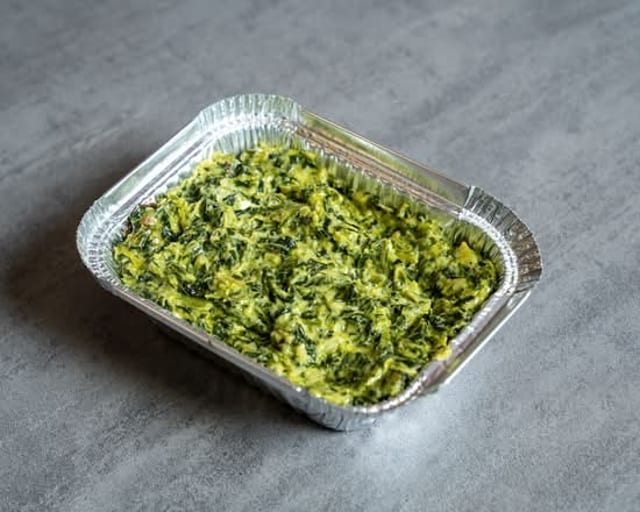Homemade Creamed Spinach.